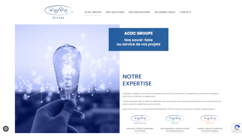 ACDC Groupe - Créer un site sous WordPress